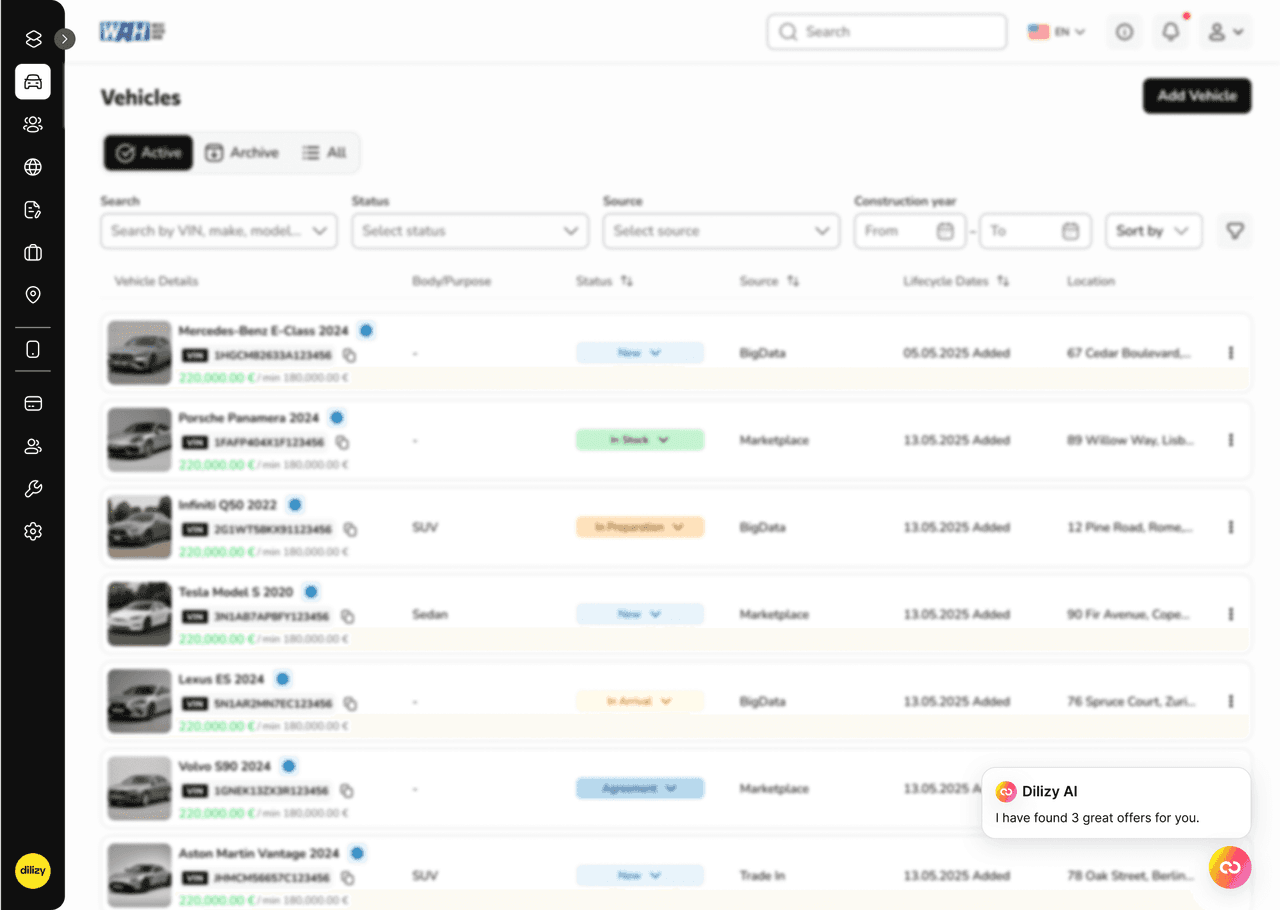 AI Agent — smart dealership assistant